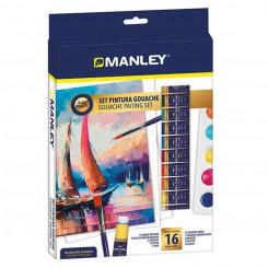 Gouache Painting Set Manley 16 Pieces Multicolour