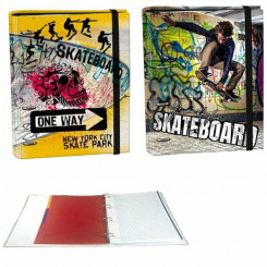 Ring binder SENFORT Skateboard Multicolour A4