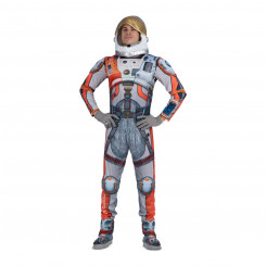 Costume for Adults My Other Me Silver Astronaut (4 Pieces)