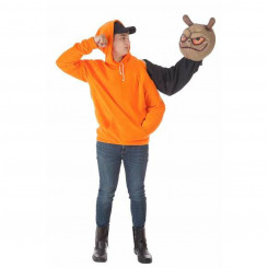 Kostüüm täiskasvanutele Halloween Alien Orange (2 tükki)