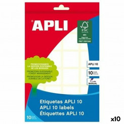 Labels Apli White 10 Sheets 22 x 32 mm (10 Units)