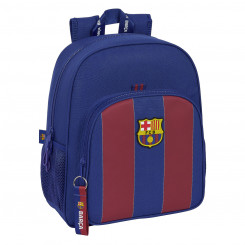 School Bag F.C. Barcelona Red Navy Blue 32 X 38 X 12 cm