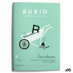 Блокнот для письма и каллиграфии Rubio Nº07 A5, испанский, 20 листов (10 шт.)