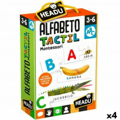 Educational Game HEADU Alfabeto táctil Montessori (4 Units)