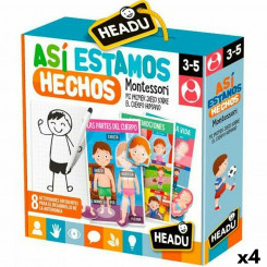 Õppemäng HEADU Así Estamos Hechos Montessori (4 ühikut)