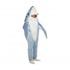 Costume for Adults My Other Me Blue White Shark M/L