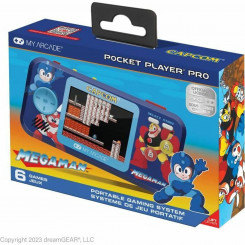 Teisaldatav Mängukonsool My Arcade Pocket Player PRO - Megaman Retro Games Sinine
