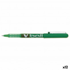 Roller Pen Pilot V Ball 0,7 mm Green (12 Units)
