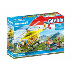 Tegevuskujud Playmobil Rescue helicoptere 48 Tükid, osad