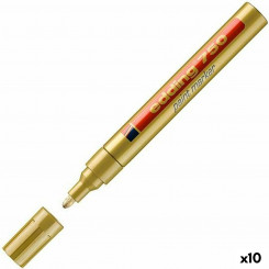 Постоянный маркер Edding 750 Позолоченный 10 штук 2-4 mm (10 штук)