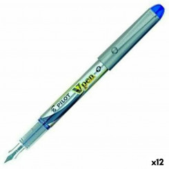 Vedela tindiga pliiats Pilot V Pen Kalligraafiapliiats Ühekordseks kasutamiseks Sinine 0,4 mm (12 Ühikut)