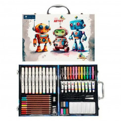 Painting set Roymart Robots 53 Pieces Multicolour