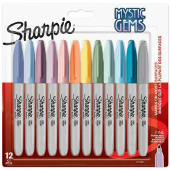 Набор маркеров Sharpie Mystic Gems 12 Предметы Пирог