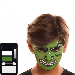 Детский набор для макияжа My Other Me Hulk Зеленый (24 x 20 cm)