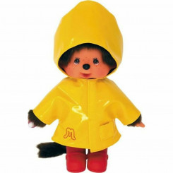 Pehme mänguasi Bandai Monchhichi Iconic Raincoat 20 cm Kollane
