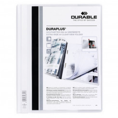 Document holder Durable Duraplus White Transparent A4 25 Pieces, parts