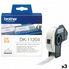 Label roll Brother DK-11204 17 x 54 mm (3 Units)