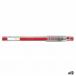 Gel pen Pilot G-TEC C4 Red 0.2 mm (12 Units)