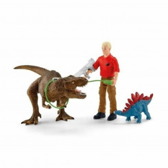 Playset Schleich Tyrannosaurus Rex Attack 41465 5 Tükid