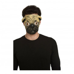 Mask My Other Me Bulldog Dog Beige Multicolor One size