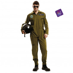 Masquerade Costume for Adults My Other Me Top Gun Pilot Aviator