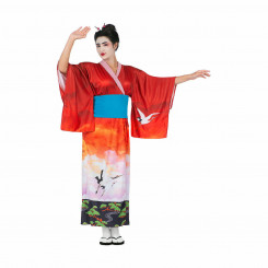 Masquerade Costume for Adults My Other Me Red White Geisha (2 Pieces, Parts)