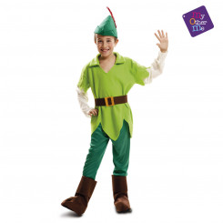 Masquerade costume for children My Other Me Green Peter Pan (5 Pieces)