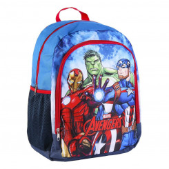 School backpack The Avengers Blue (32 x 41 x 14 cm)