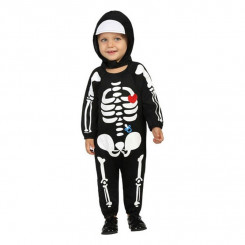 Masquerade costume for teenagers Black Skeleton 24 months