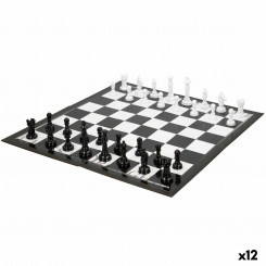 Chess and checkerboard Colorbaby Plastmass (12 Units)