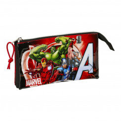 School bag The Avengers Infinity Black Red 22 x 12 x 3 cm