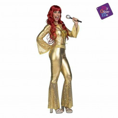 Masquerade costume for adults My Other Me Lady Disco Golden