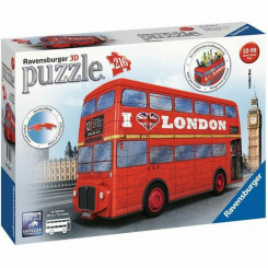 3D Puzzle Ravensburger London Bus 216 Pieces, parts