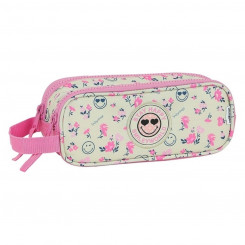 Travel bag Smiley World Garden Pink White (21 x 8 x 6 cm)