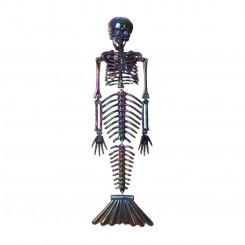 Halloween Decorations My Other Me Chrome Skeleton Mermaid Gray 37 cm