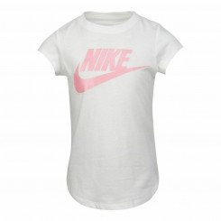 Kids Short Sleeve T-Shirt Nike Futura SS White