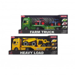 Sõidukite Mängukomplekt Farm Truck or Heavy Load 1:12 3 Tükid, osad