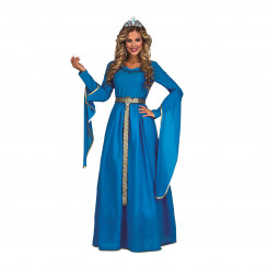 Masquerade Costume for Adults My Other Me Blue Medieval Princess Princess (2 Pieces, Parts)