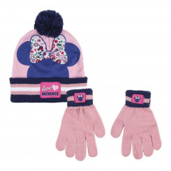 Hats and gloves Minnie Mouse Pink