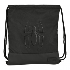 Spiderman gift bag with ribbons (35 x 40 x 1 cm)