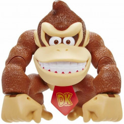 Liigestega kuju Jakks Pacific Donkey Kong Super Mario Bros Plastmass