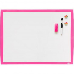 Magnetic board Nobo Fuchsia pink 58.5 x 43 cm White