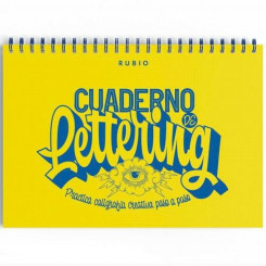 Writing and calligraphy notebook Rubio hispaania