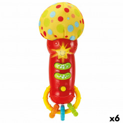 Toy microphone Winfun 6 x 16,5 x 6 cm (6 Ühikut)