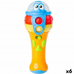 Toy microphone Winfun 7,5 x 19 x 7,8 cm (6 Ühikut)