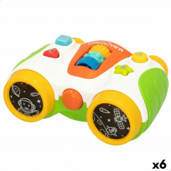 Interactive Baby Toy Colorbaby Binoculars 13.5 x 6 x 10.5 cm (6 Units)