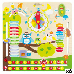 Educational game three in one Woomax Owls 30 x 3 x 30 cm (6 Units)