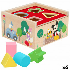 Wooden Children's Puzzle Disney 5 Pieces 13.5 x 7.5 x 13 cm (6 Units)