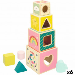 Building blocks Mr. Wonderful 8 Pieces, parts 12 x 12 x 12 cm (6 Units)