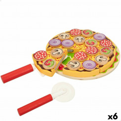 Wooden games Woomax Pizza 27 Pieces, parts (6 Units)